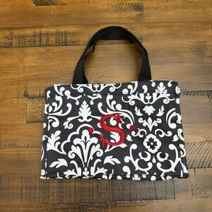 Thirty One Black‎ Parisian Tote with "S"